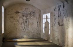 Wall sketches from Michelangelo's Secret Room