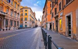 Empty street of Rome