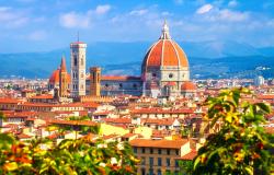 Iconic view of Florence's Duomo complex