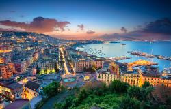 Cityscape of Naples Italy