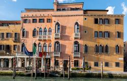 Hotel on the Grand Canal in Venice Italy