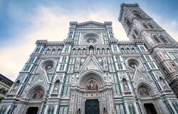 Facade of Santa Maria del Fiore Cathedral in Florence