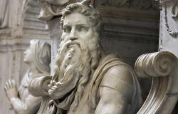 mosè by Michelangelo, detail 