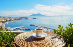 Coffee with a view in Naples
