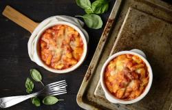 Two dishes of Gnocchi alla sorrentina