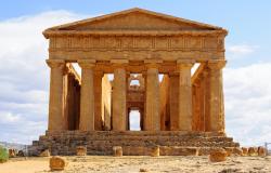 Temple of Concordia in the Valley of Temples, Agrigento