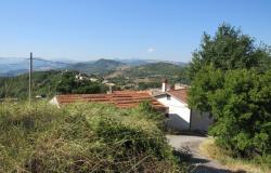 Panoramic spot to build a 100sqm villa with 3000sqm of olive grove, views of the mountains and a distant lake.  5
