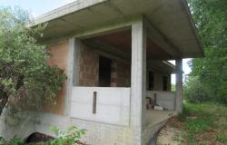 Detached, isolated, new build with 4500sqm of olive grove, mountain views, 1km to the town. 18