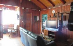 Detached, wooden house with 1 bed, 1500sqm of land 3km to the beach in an isolated location.  7