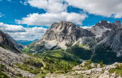 trekking in the Dolomites