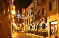 Christmas lights Italy