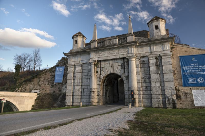 Unesco site of Palmanova in Italy