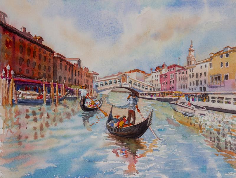 illustration of Venice
