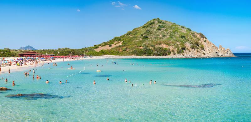 Cala Monte Turno beach in Sardinia Italy