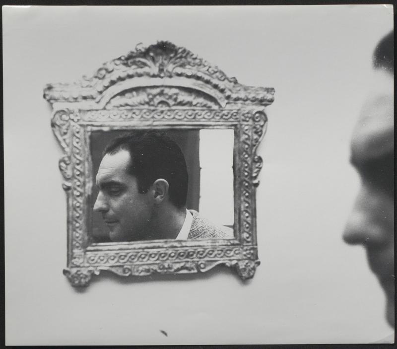 Italo Calvino in a mirror