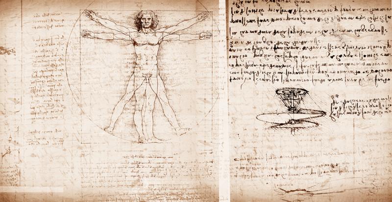 Vitruvian Man by Leonardo