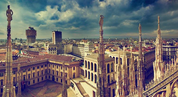 Milan - view from the Duomo