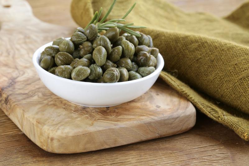 Sicilian capers from the island of Salina