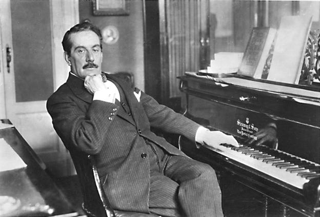 Puccini at piano