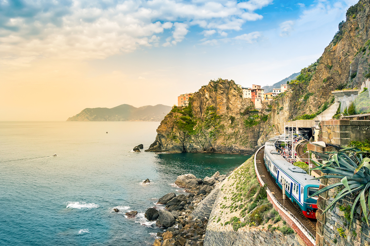 train travel on the amalfi coast