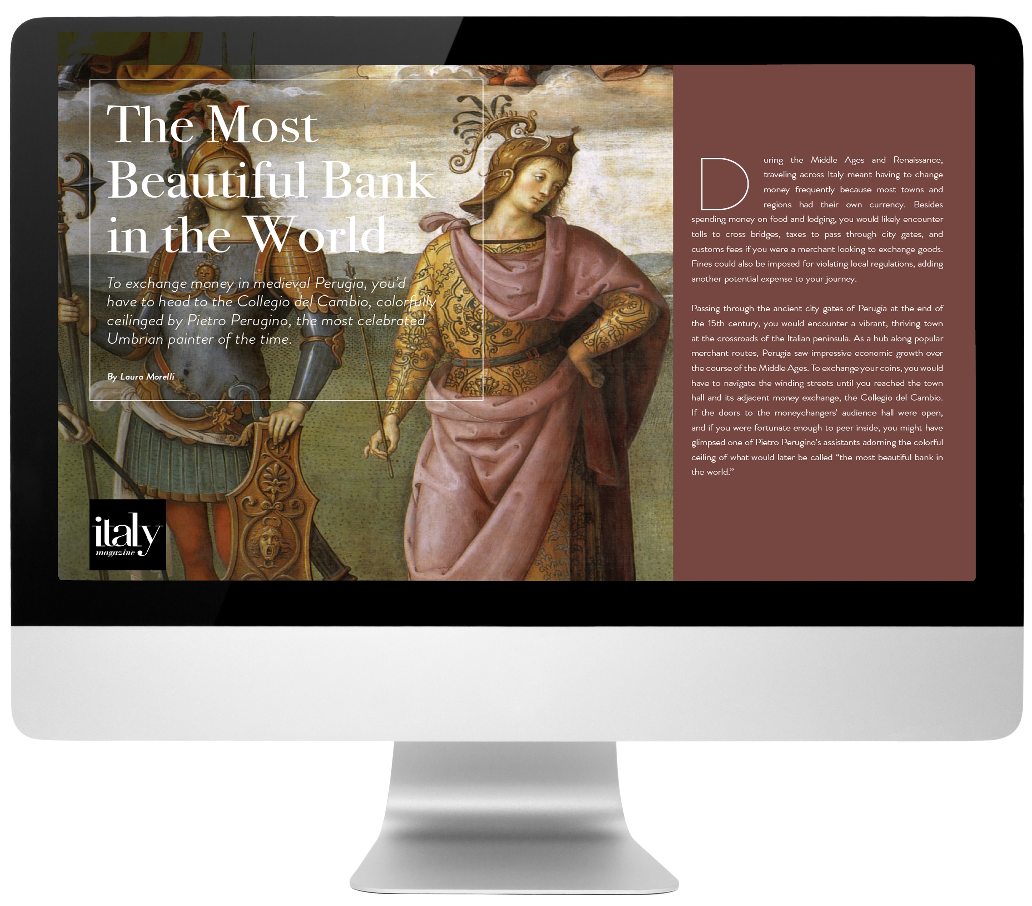 bellissimo issue on screen