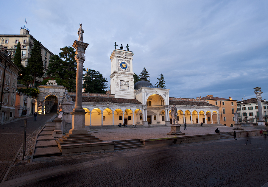 Square with statue