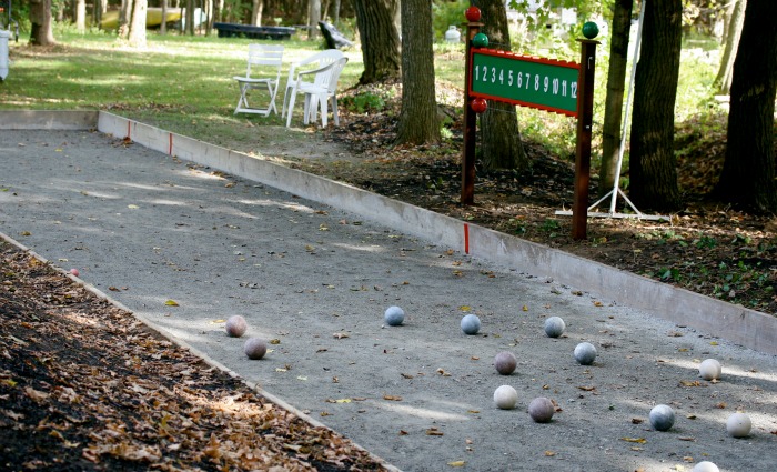 Bocce Tournament Playing Bocce