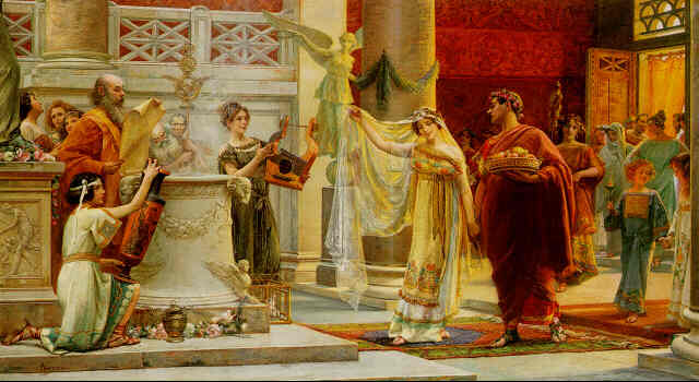 ancient rome wedding dress