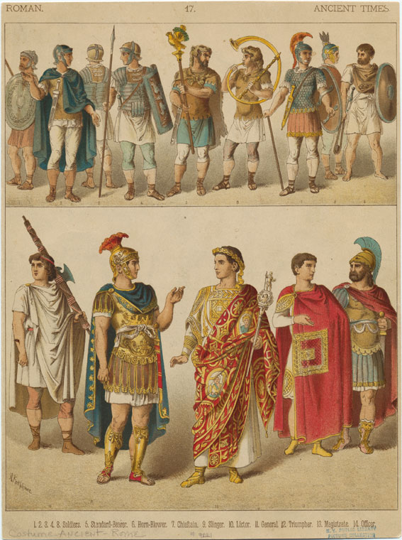 roman attire male