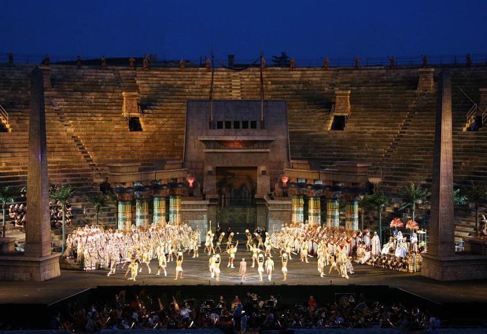 The Verona Arena: theatre in Verona, Italy 