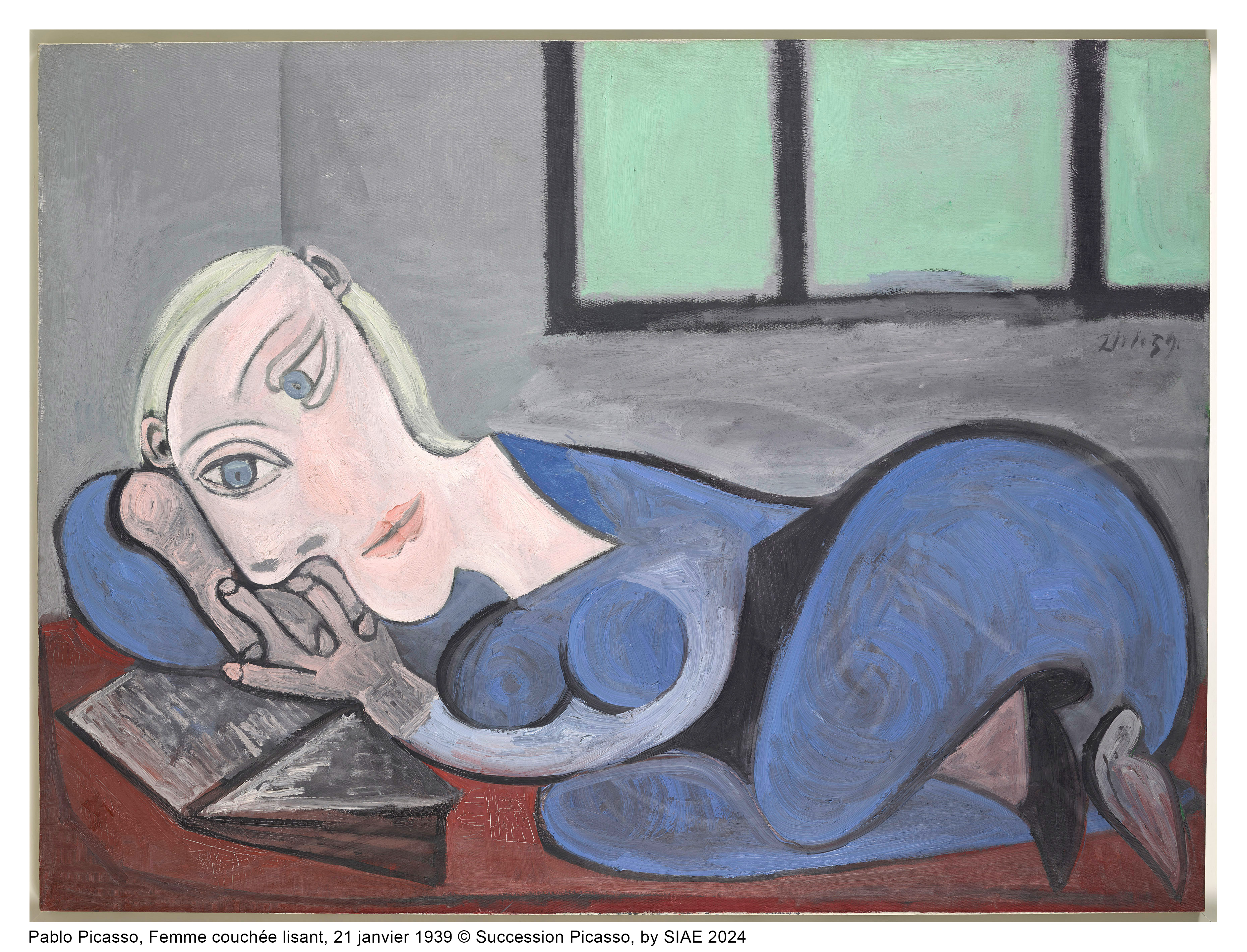 picasso reclining woman