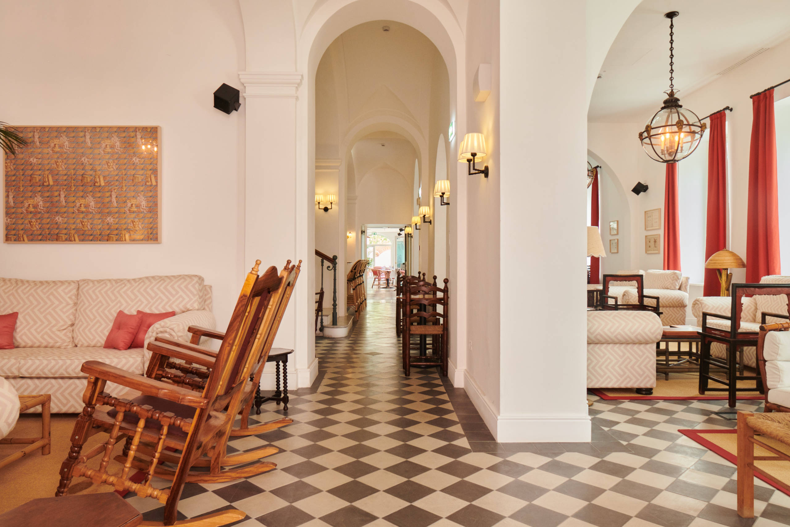 Lobby interiors at Il Capri Hotel / Photo: Marine Billet