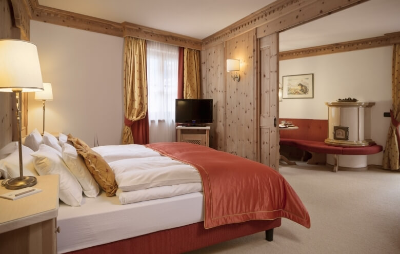 A luxury suite at Chalet del Sogno