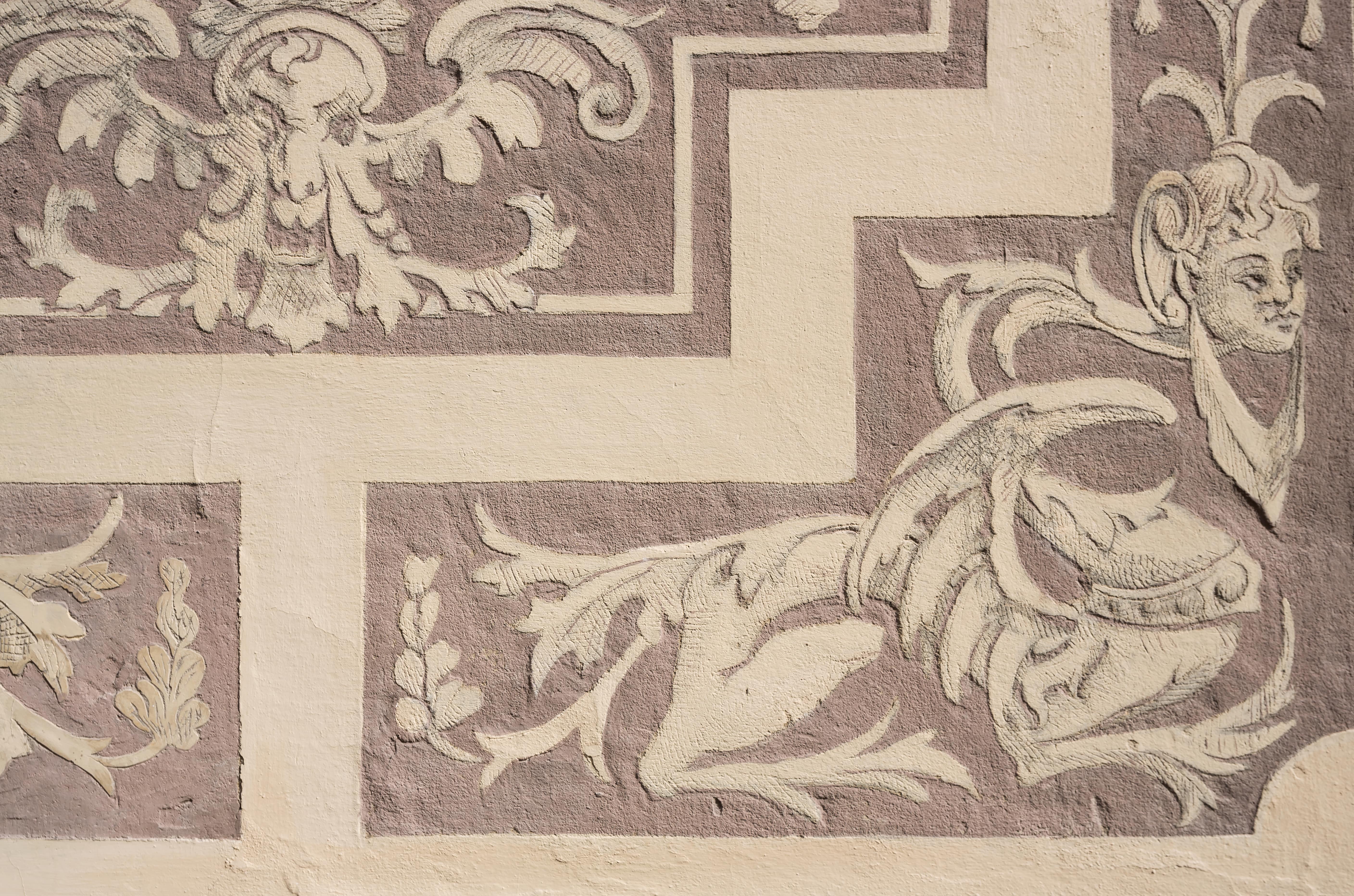 Detail of Hotel Calimala façade