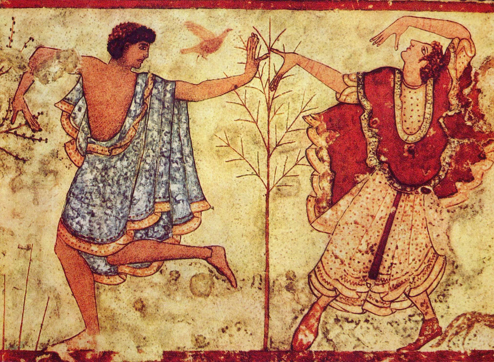 Dancers Tomb Dancers Tomb of the Triclinium Tarquinia 5c BCE CC