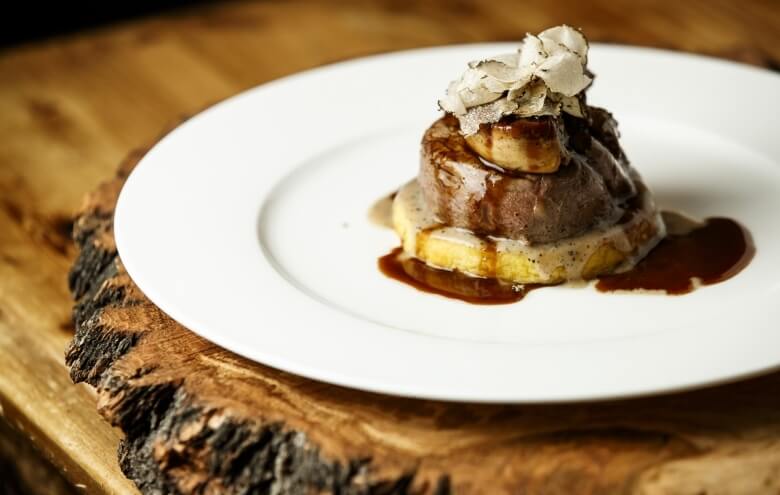 A hearty meal at Ristorante Due Pini