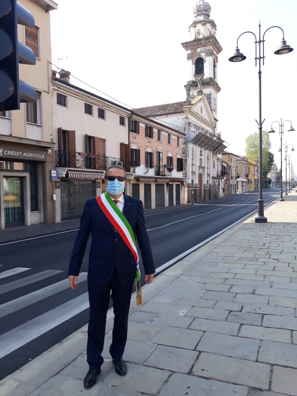 Mayor of Battaglia Terme Massimo Mommolo, Mayor of Battaglia Terme