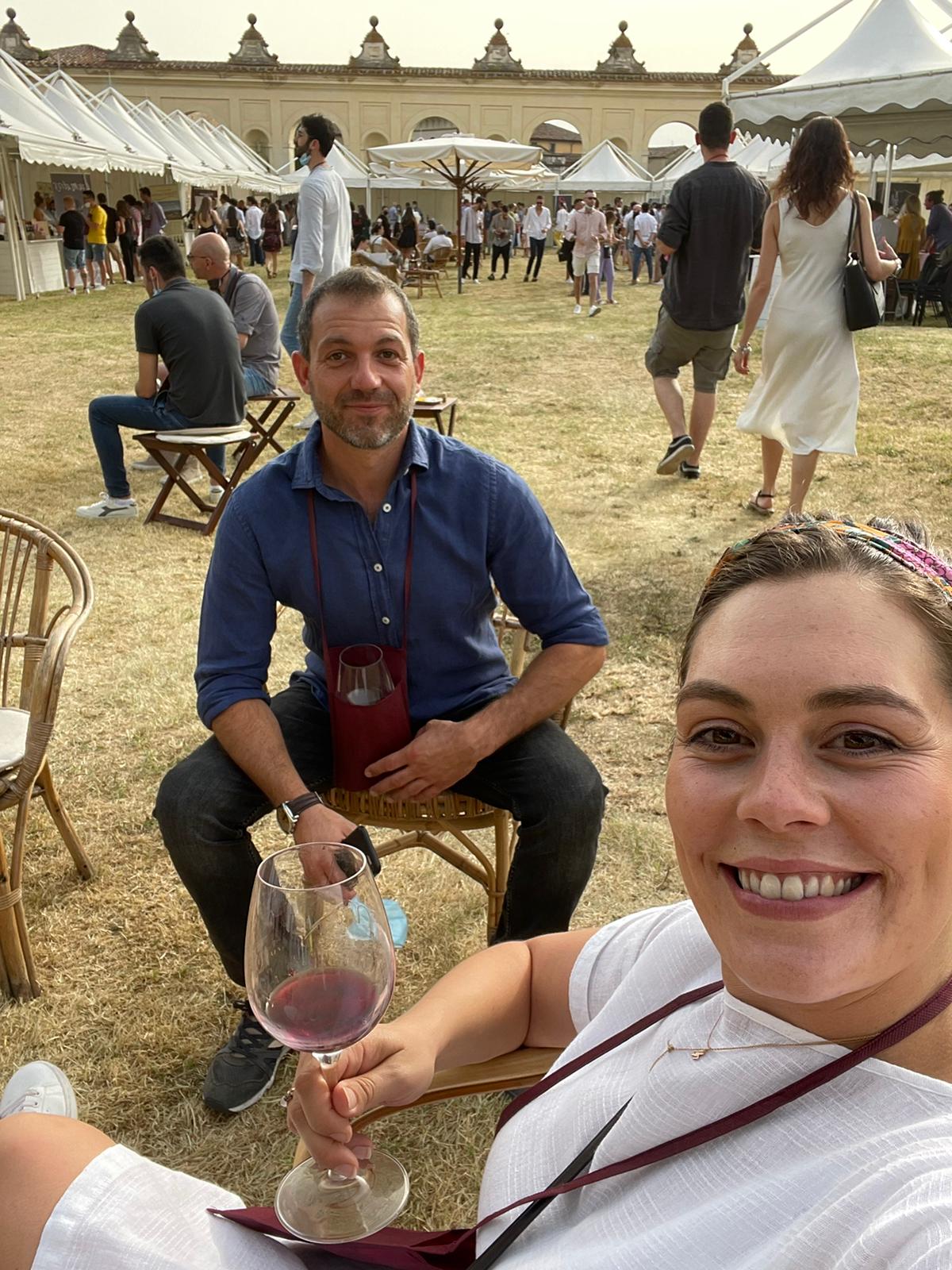Kaila & Ludo at wine festival