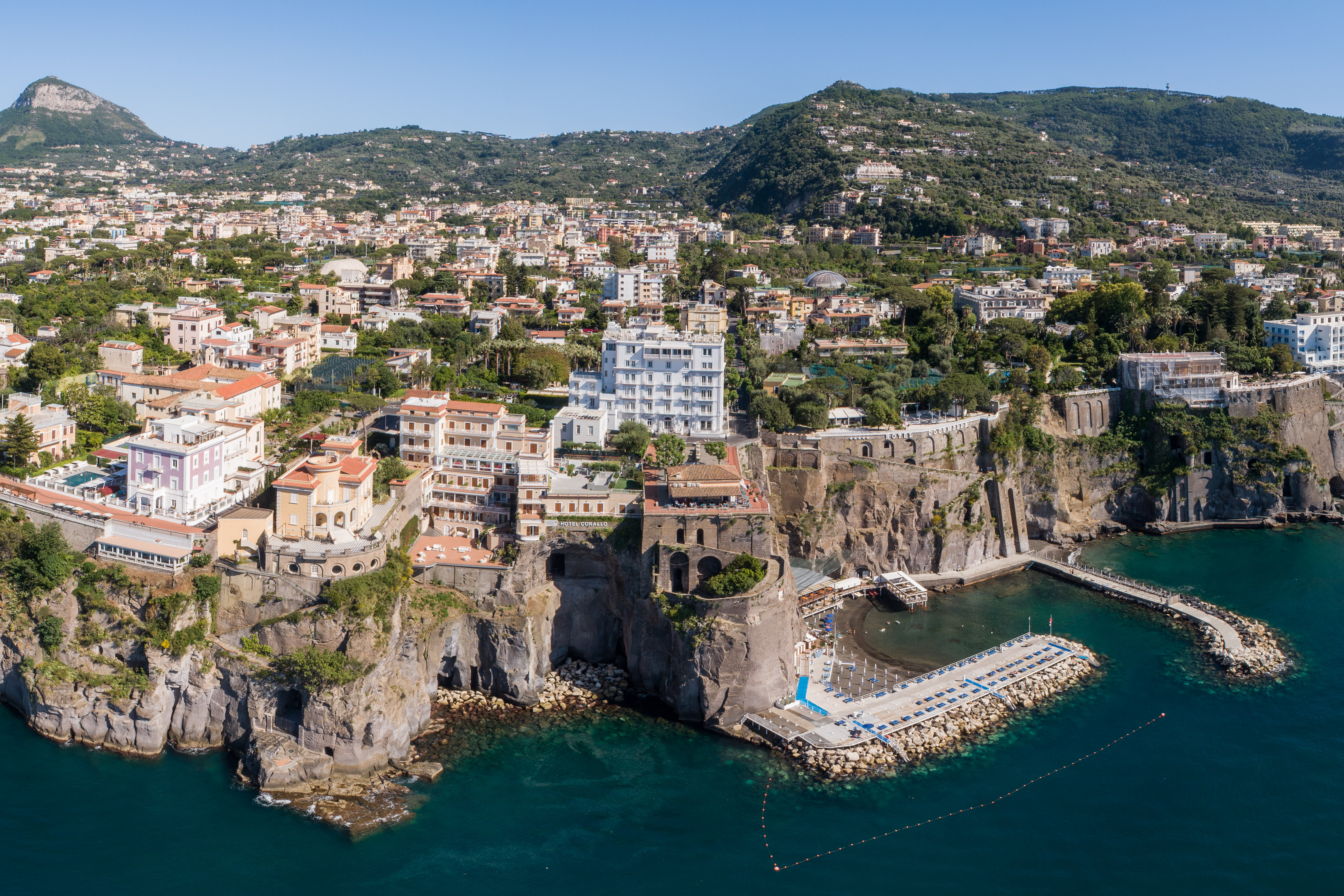 The beach at Hotel Mediterraneo