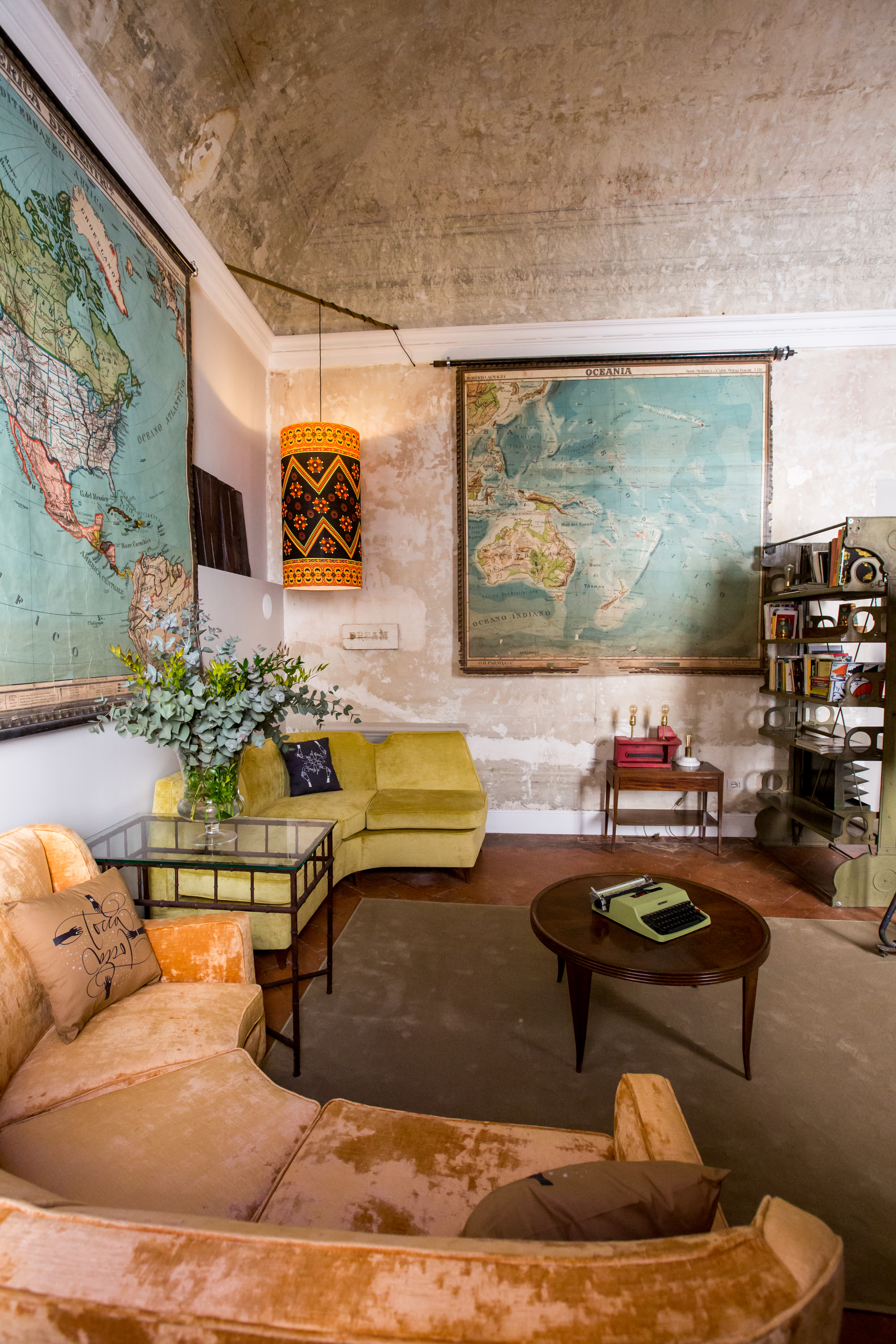 Lobby at Oltrarno Splendid / Photo: Ilaria Costanzo