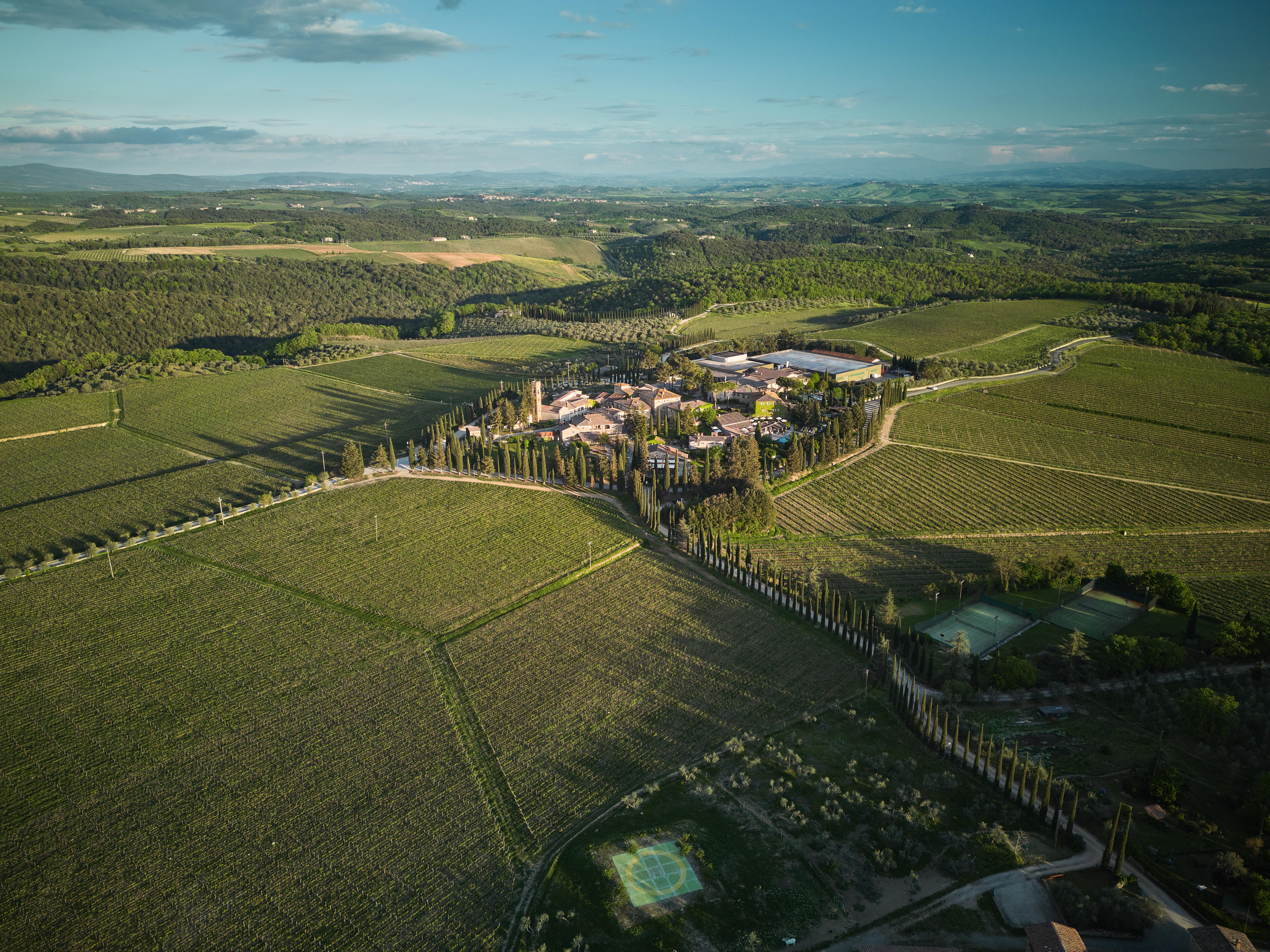 Panoramic view of Borgo San Felice Resort