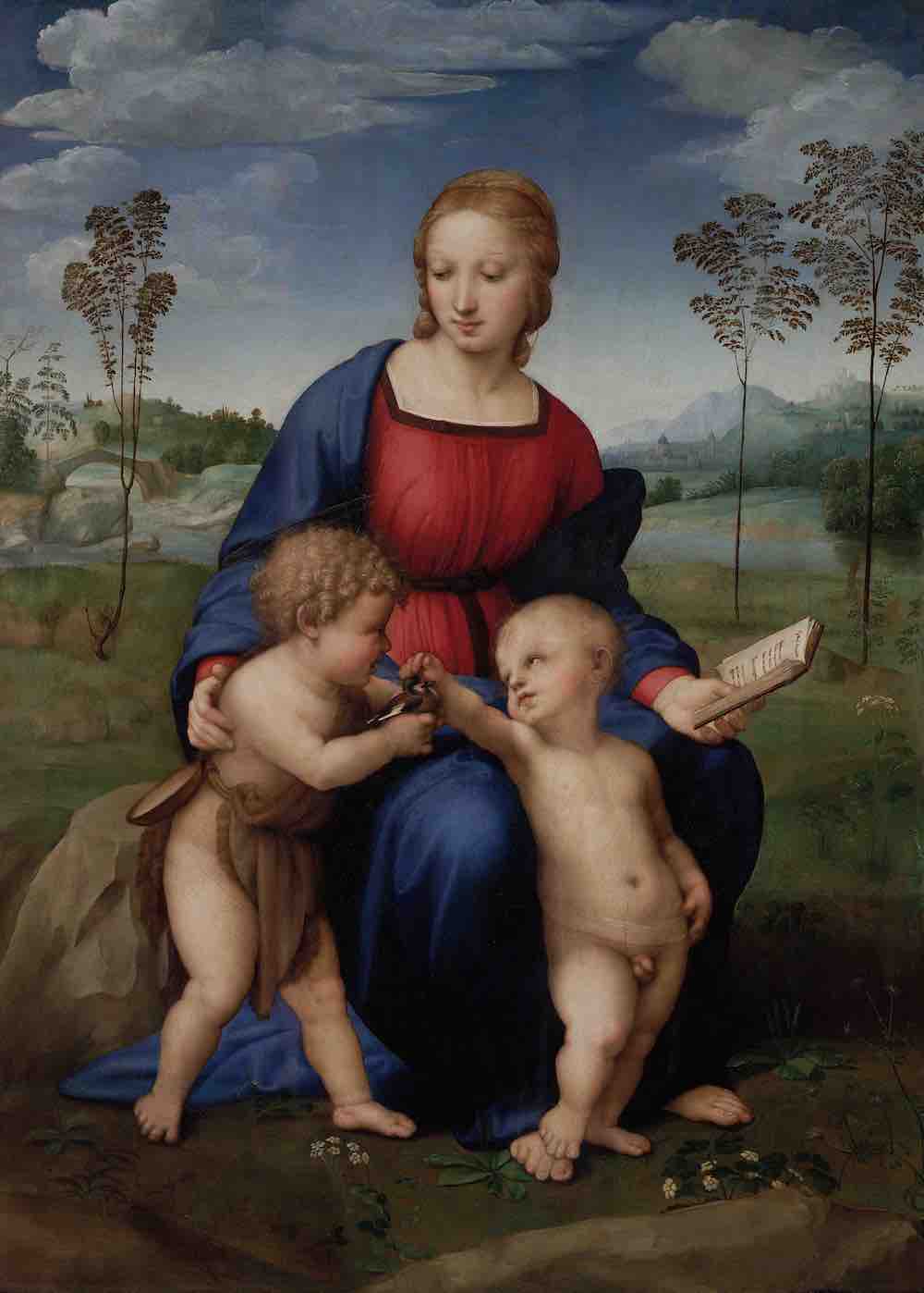 Raphael Madonna of the Goldfinch Uffizi copy Raphael Madonna of the Goldfinch Uffizi copy