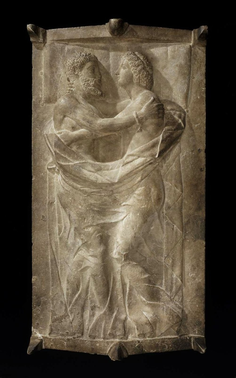 Sarcophagus with couple