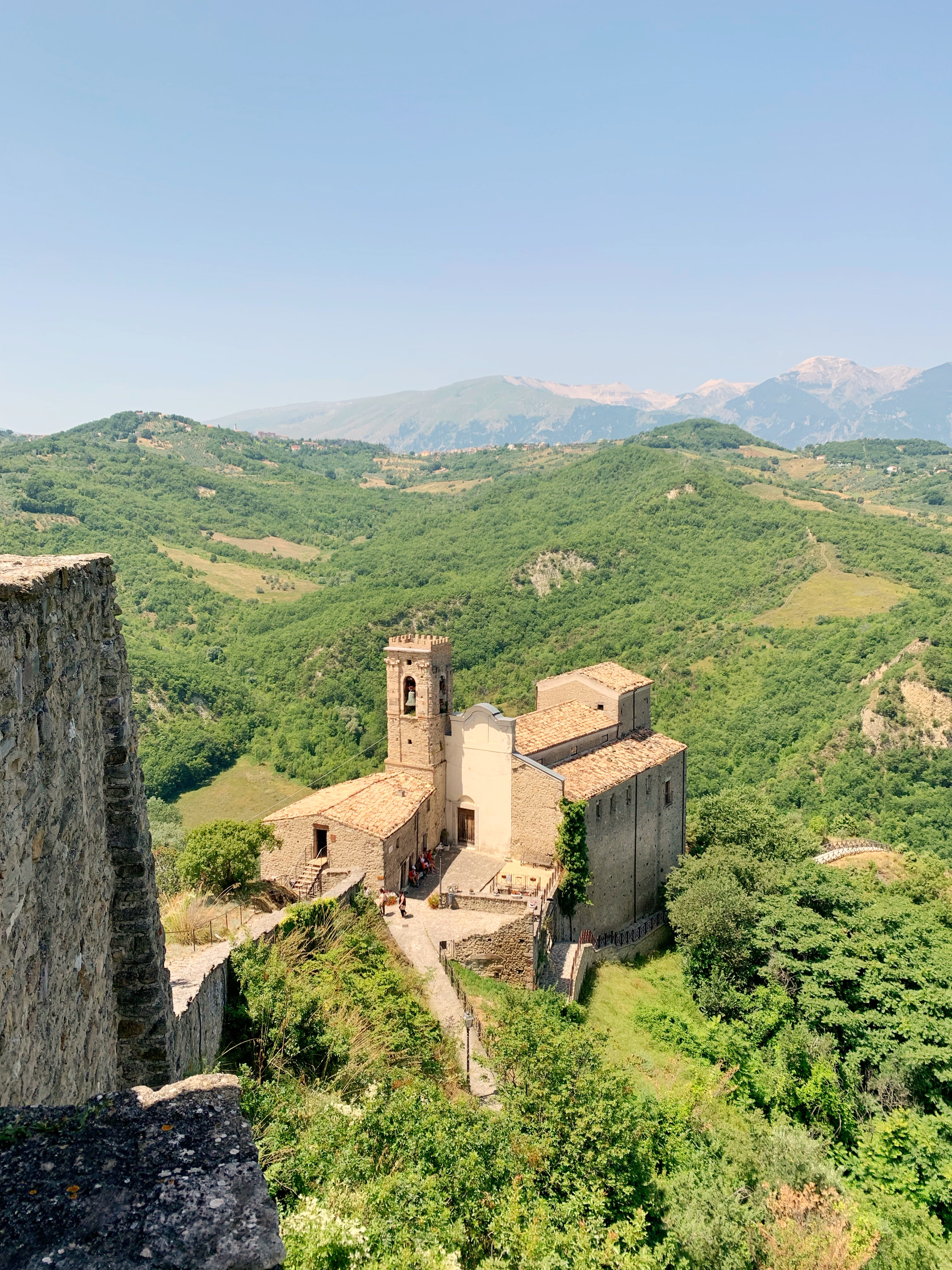 View from the Castello di Roccascalegna