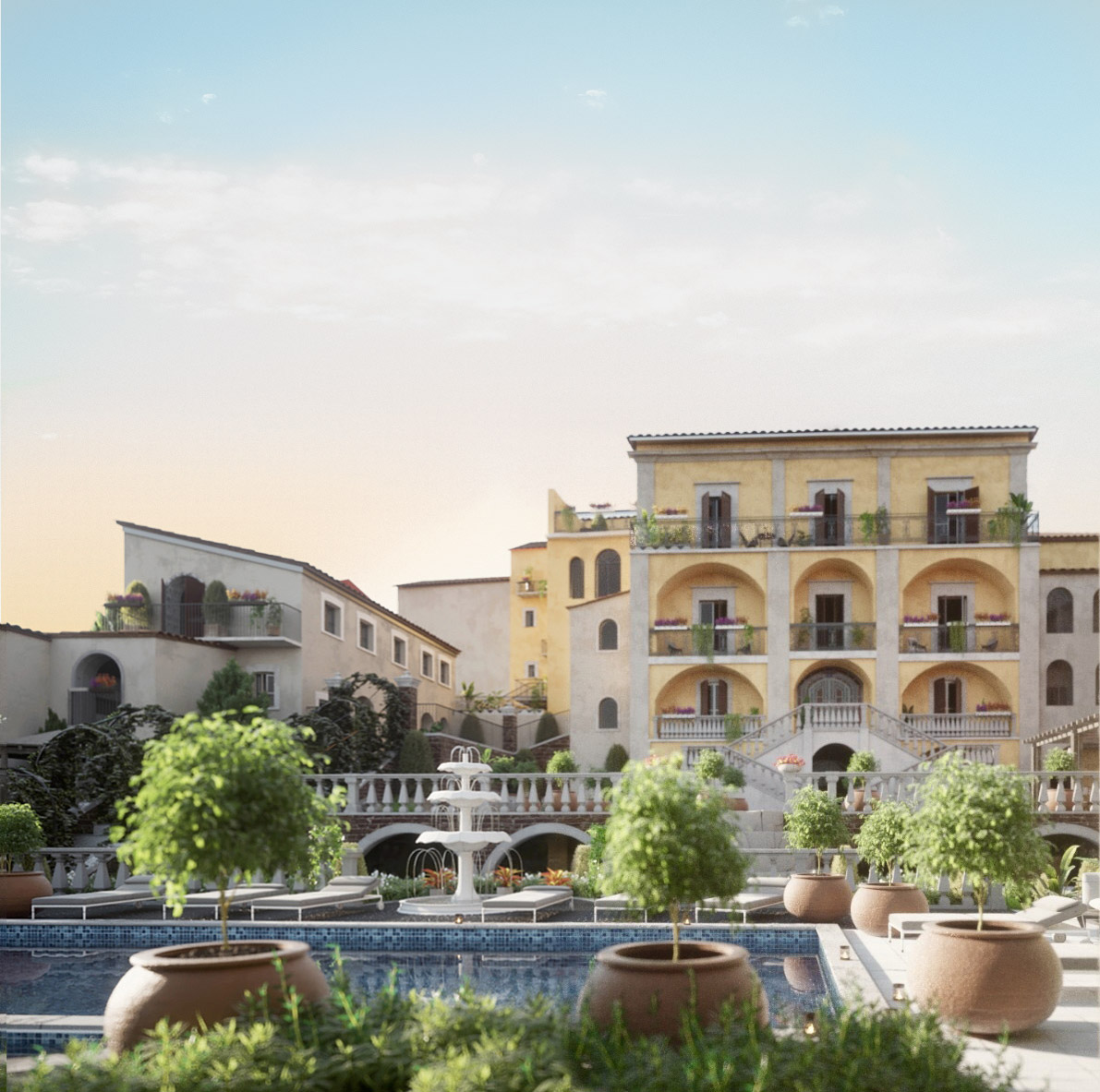 The historic stately home as it is today, in all its grandeur. Credit: Palazzo Ricci