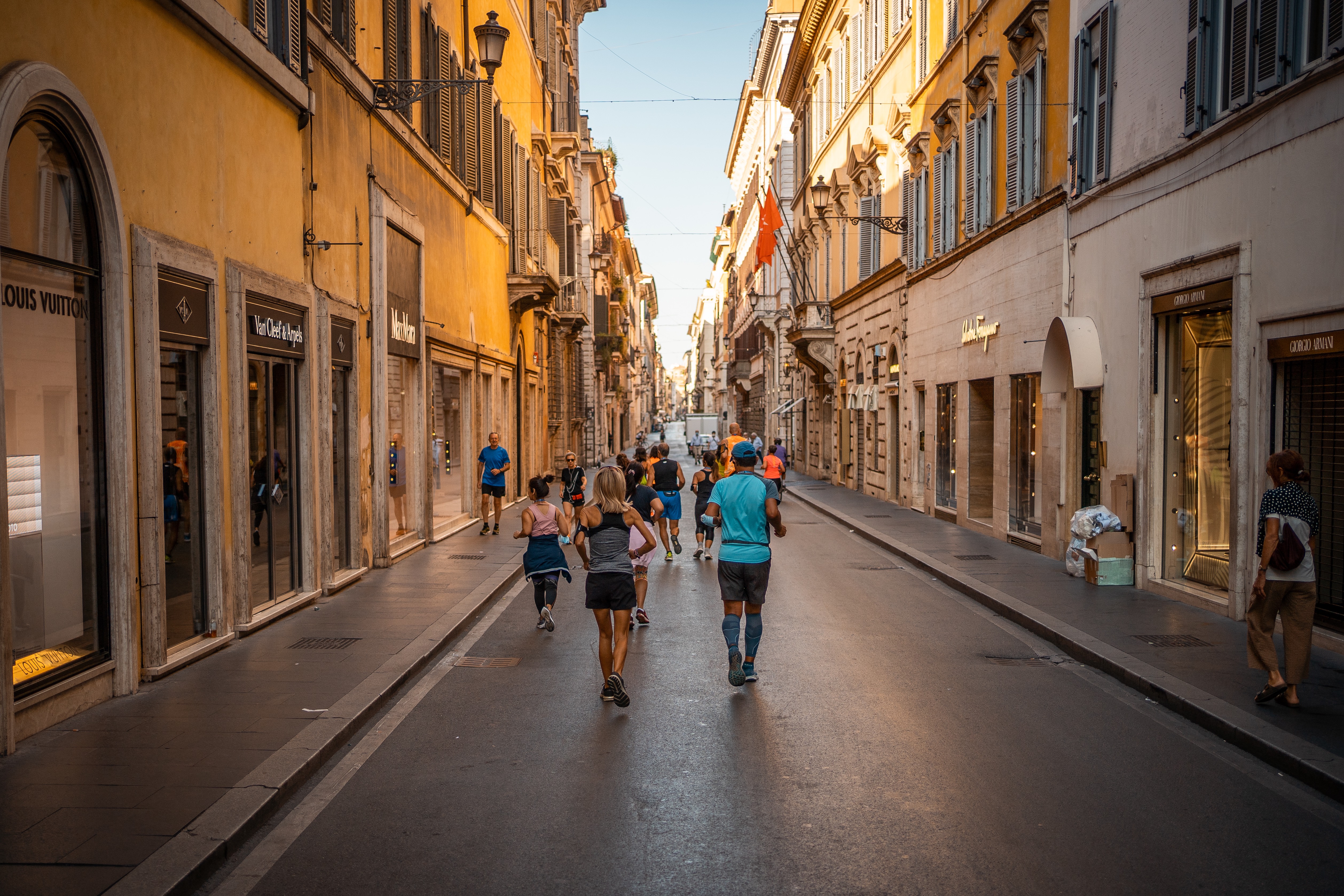 Sometimes, the most magical part is just running along Rome’s grand streets and imagining how it would feel to live here