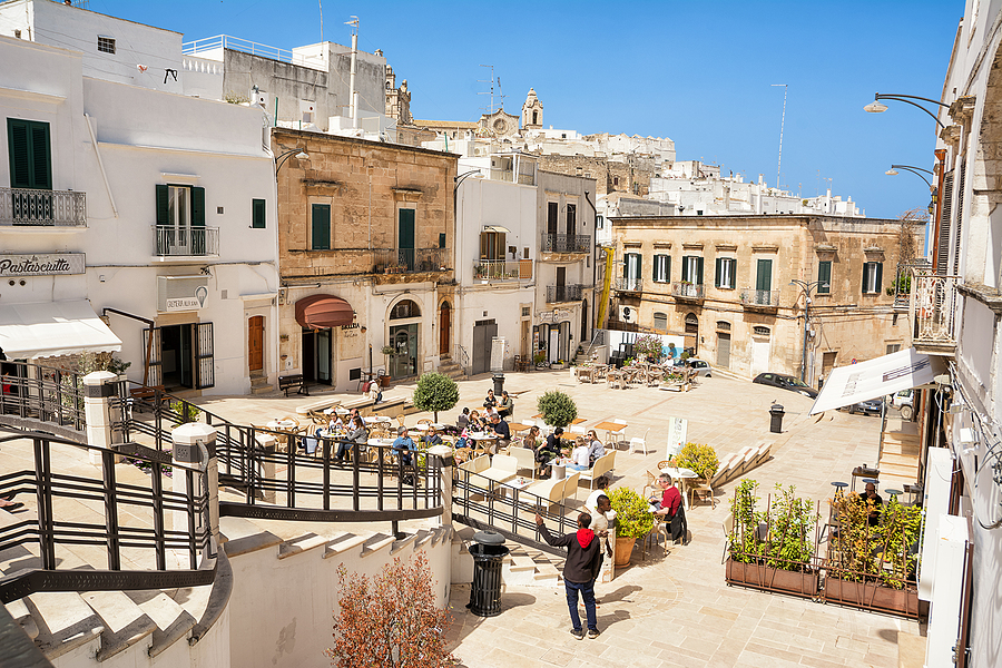 Center of Ostuni, Puglia