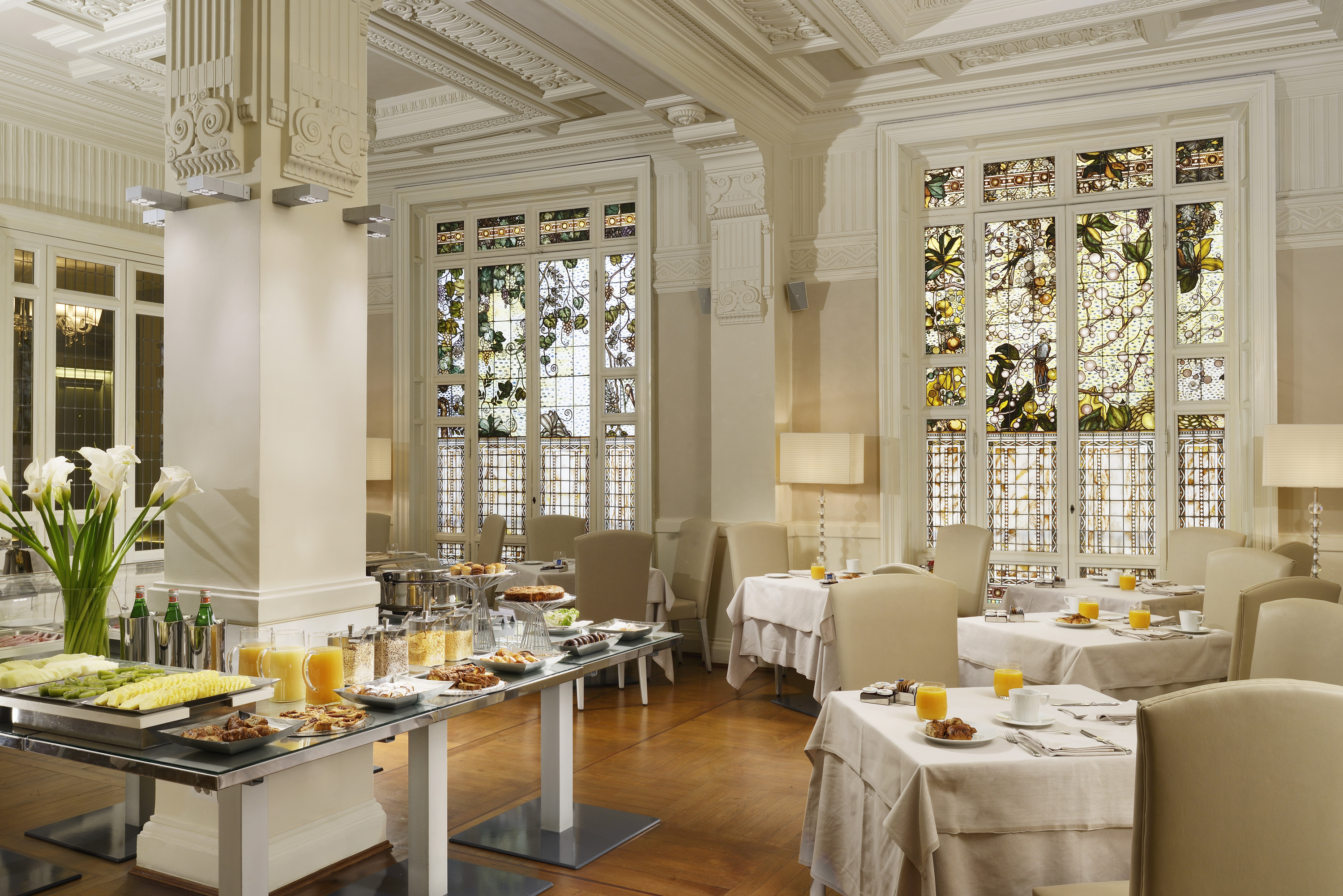 Liberty breakfast room at Hotel Brunelleschi