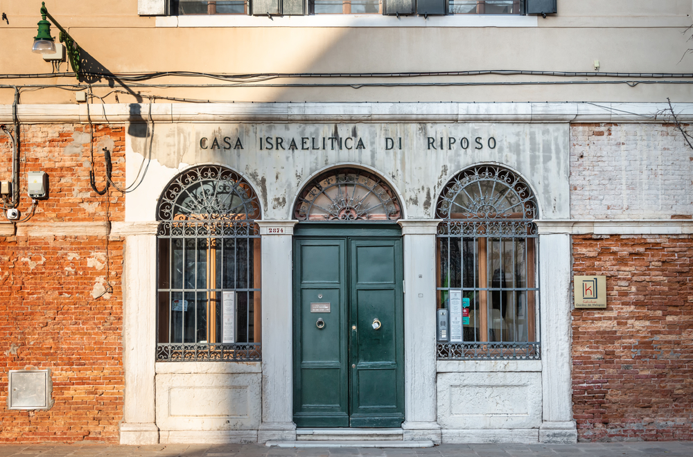 Casa israelitica di riposo in the Jewish ghetto of Venice