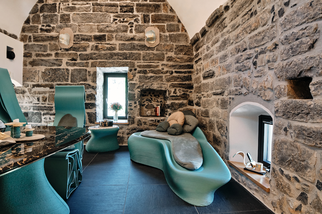 Dining room at Capitolare Tower